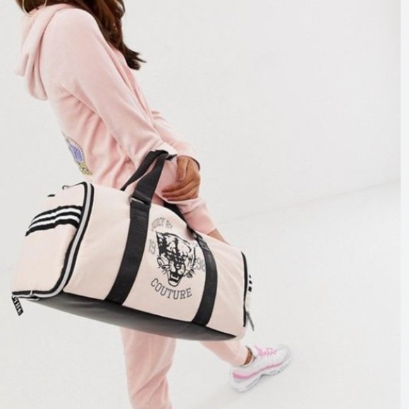 Juicy Couture | Satin Feel Light Ballet Pink Duffle Gym Weekender - Picture 2 of 3